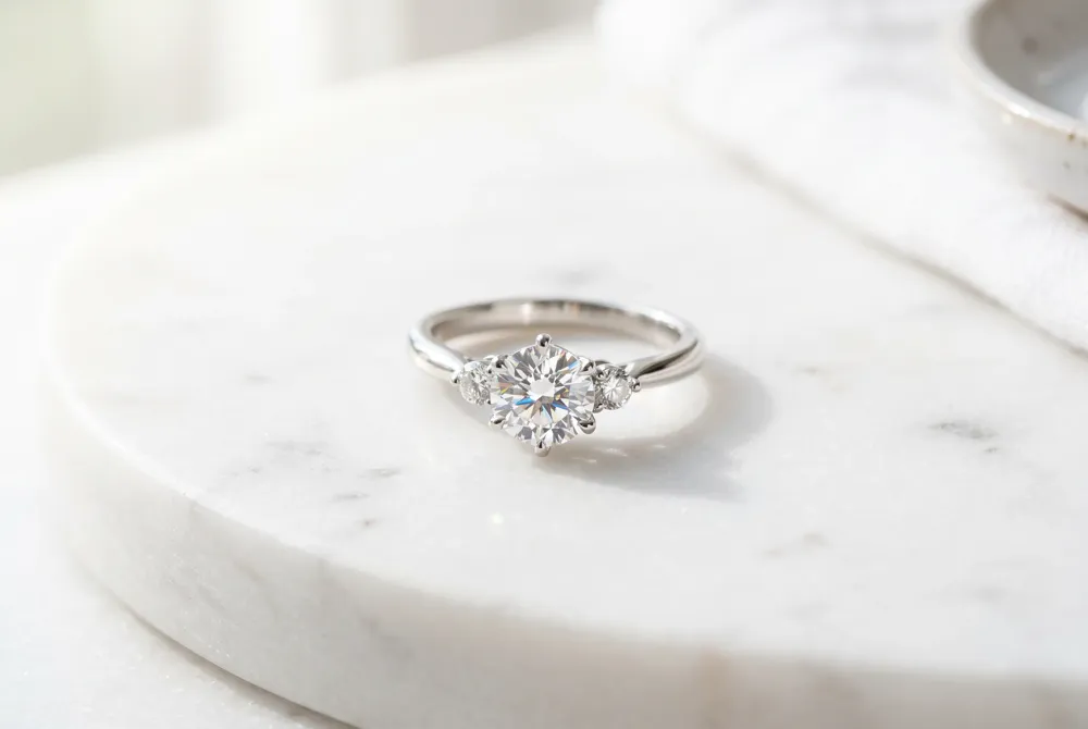 Our bezel-set cushion rings provide a secure and sleek silhouette, offering a timeless aesthetic that celebrates the beauty of antique-inspired design.