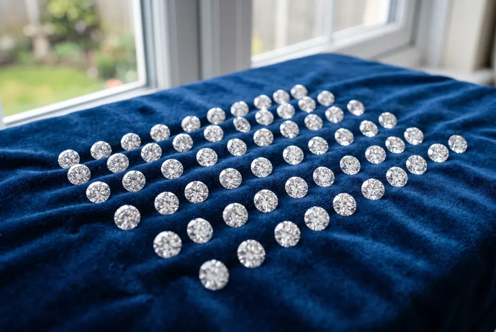 A well-proportioned princess cut faces up 10 to 15 percent larger than a round of the same carat weight, offering greater finger presence without added cost.