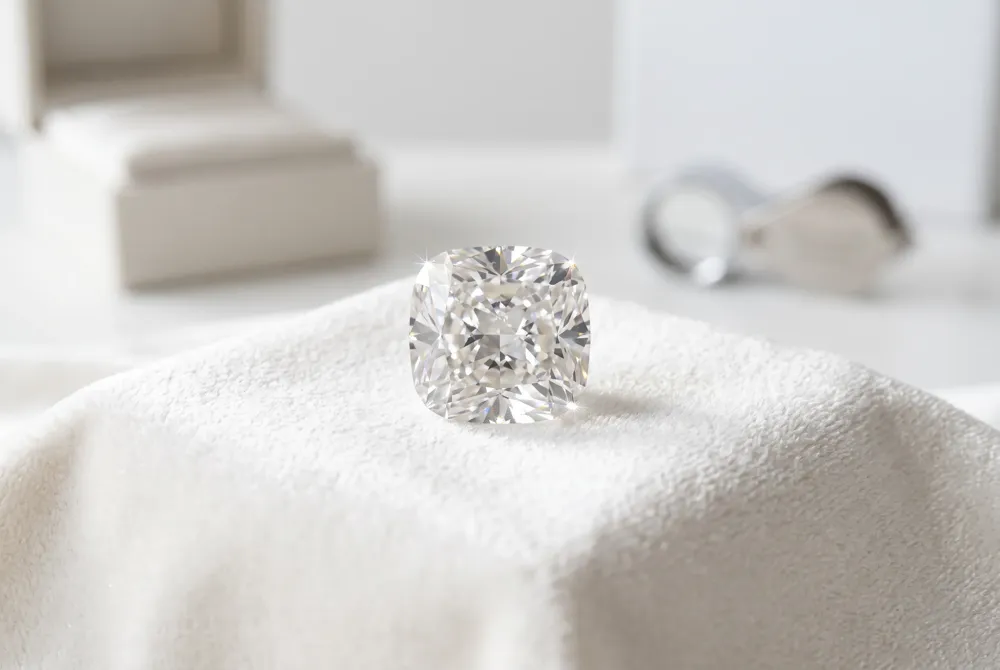 Discover the sophisticated allure of the elongated cushion cut, a silhouette that perfectly blends vintage romance with modern elegance for your engagement ring.