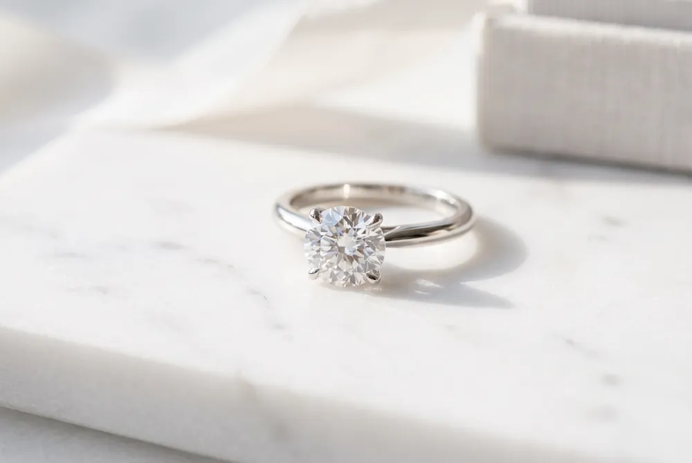 Whether you prefer the classic point-up orientation for an elongated effect or a contemporary east-west setting, our expert guidance ensures your ring captures your unique personal style.