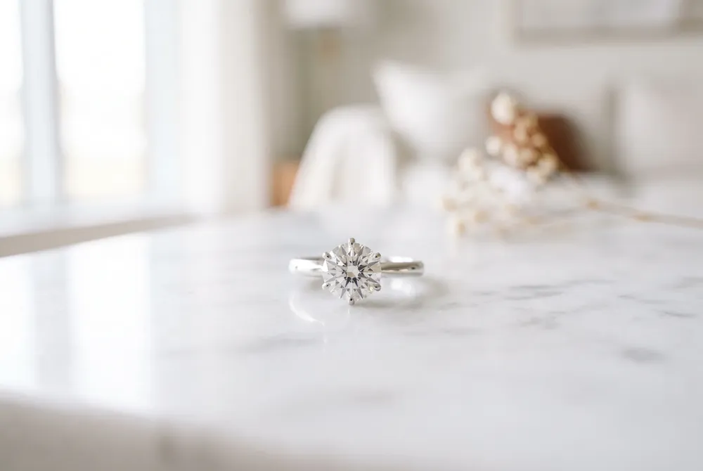 Embrace the architectural elegance of elongated silhouettes with our curated collection of sophisticated, modern engagement rings.