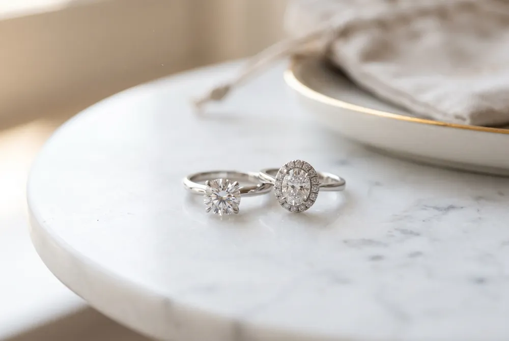 Achieve a cohesive and sophisticated look by pairing your center stone with a custom band designed for seamless, enduring beauty.