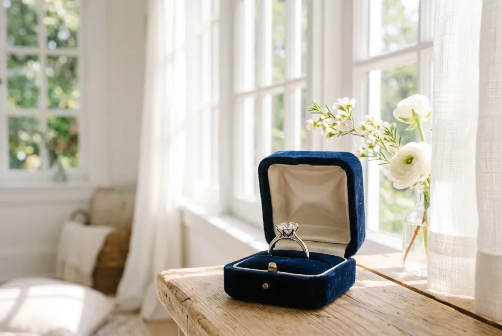 The moment a question is answered and a lifelong journey begins, captured in an image that speaks to the heart of every romantic.