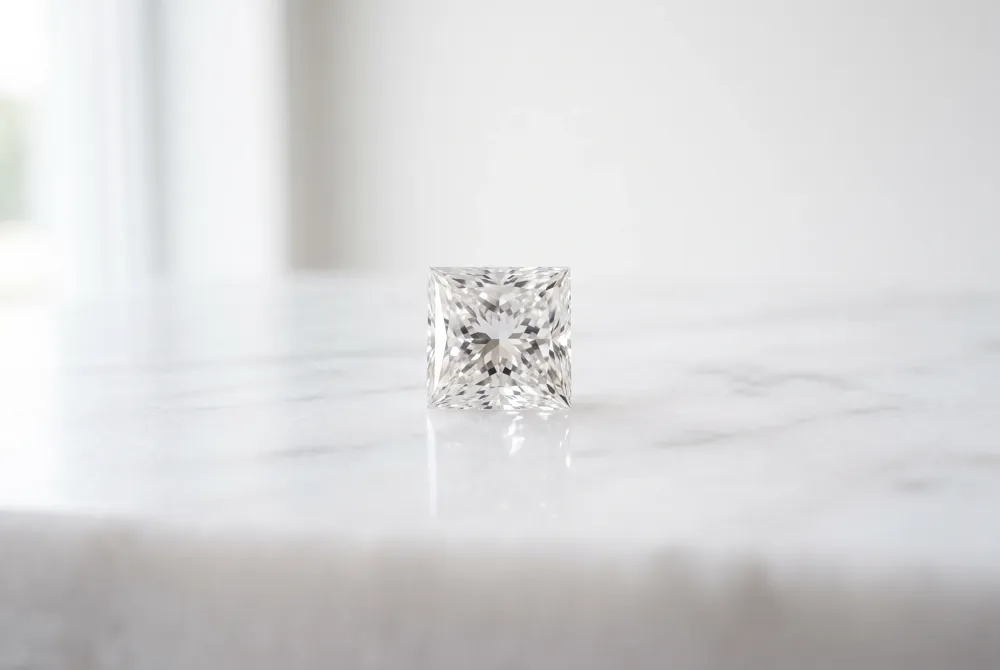 Celebrate modern sophistication with the princess cut, a masterpiece of geometric brilliance that delivers intense fire and clean, architectural lines.