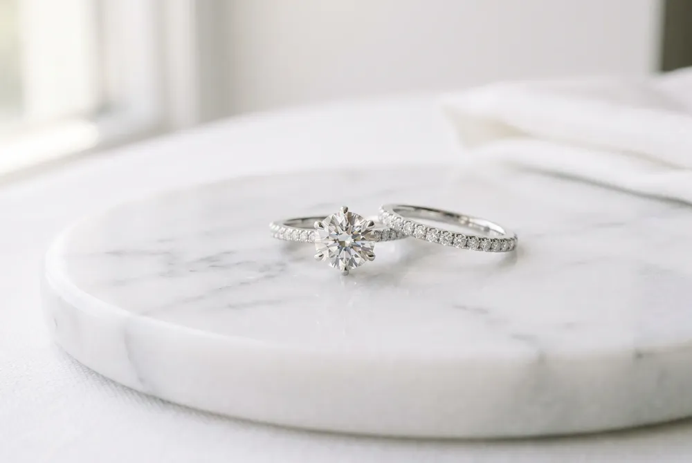 Discover the art of refined design and expert craftsmanship that ensures your bridal jewelry remains as enduring as your promise.