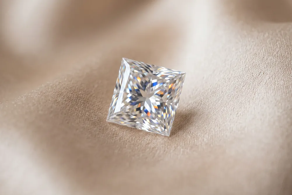 Prioritize cut quality and proportion over carat weight to ensure your princess cut diamond delivers the fire and sparkle you deserve.