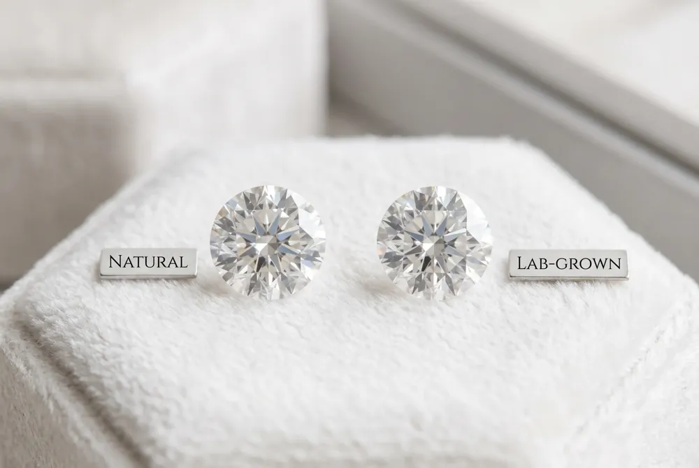 Understand the meaningful differences between lab-grown and natural marquise diamonds, from value and ethics to the timeless beauty each offers.