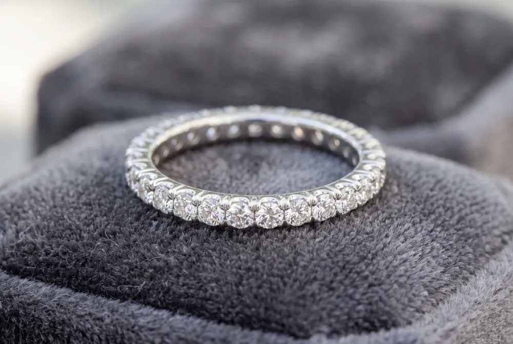 Learn how a continuous line of diamonds transforms an eternity band into a timeless symbol of everlasting love.