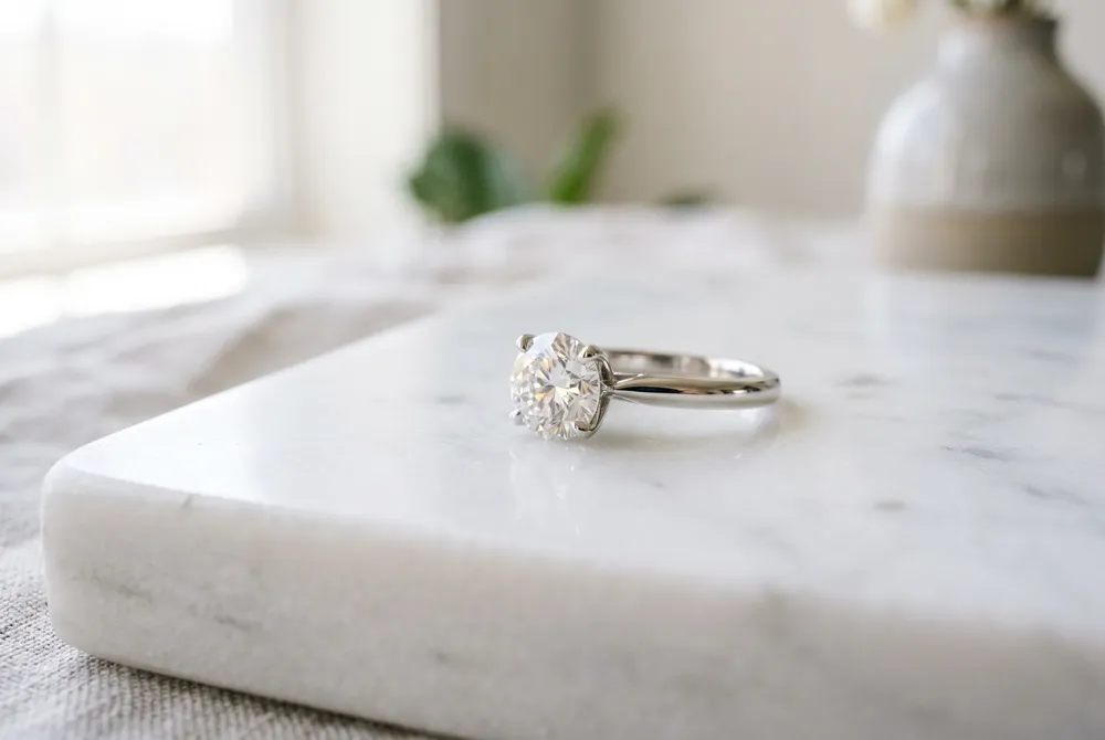 Consistent home care and regular professional maintenance ensure your ring remains as brilliant and secure as the day you exchanged vows.