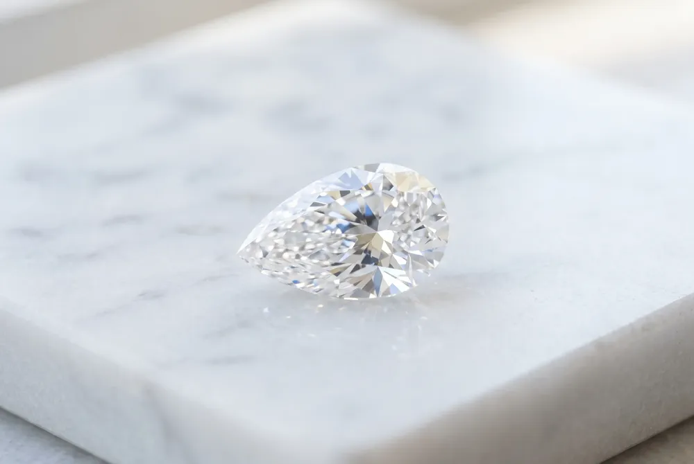 Experience the resurgence of the pear shaped diamond, a sophisticated choice that blends historical artistry with the modern desire for elongated, radiant brilliance.
