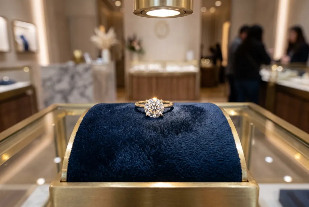 The marquise cut's brilliant facets masterfully conceal minor inclusions, allowing you to choose a VS1 or SI1 clarity grade that looks flawless to the naked eye and frees your budget for other priorities.