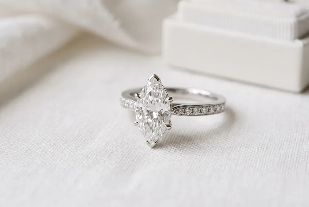 Compare the setting, stone, metal, and tip protection together to find a marquise ring that reflects your style and priorities.