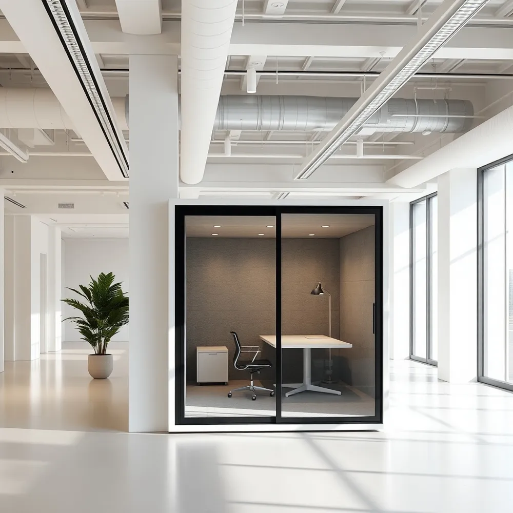 Modern office phone booths provide a flexible, space-efficient alternative to static meeting rooms, helping your team adapt to hybrid working needs.