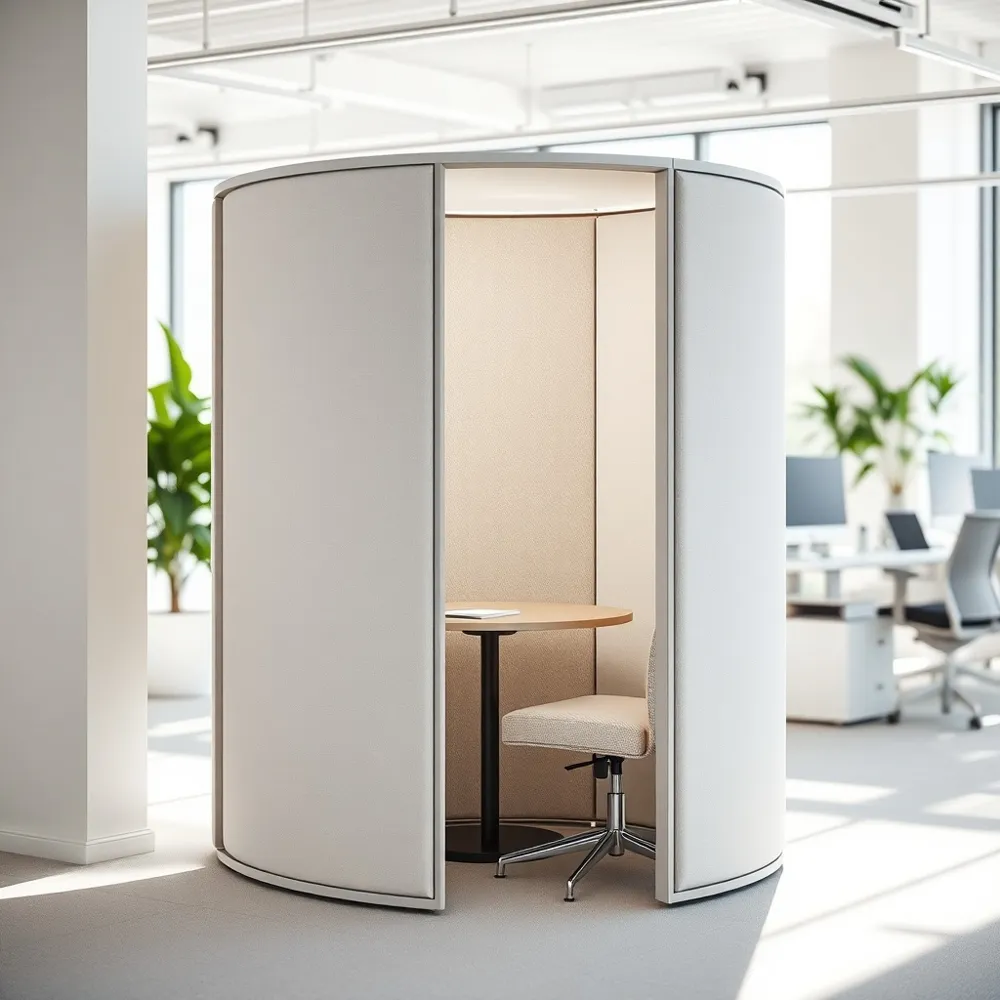 Create a healthier office culture by providing staff with quiet, comfortable retreats that help reduce stress and improve mental focus.