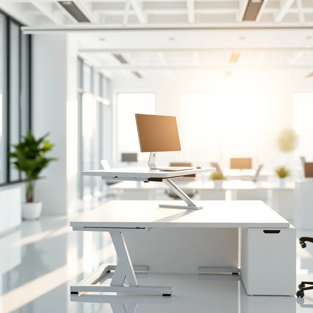 Optimise your workspace comfort by perfectly calibrating your monitor height and posture to protect your spine throughout the working day.