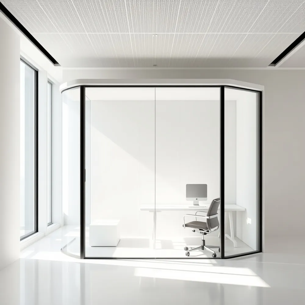 Boost your team's productivity and privacy with versatile, modular acoustic booths designed to reduce distractions in busy work environments.