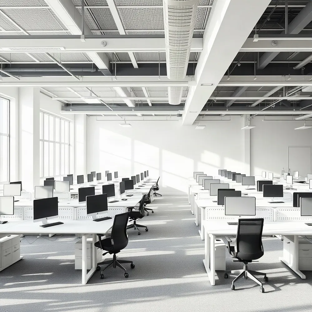 Create a harmonious open-plan environment by using whisper-quiet height-adjustable desks that keep teams focused and undisturbed.