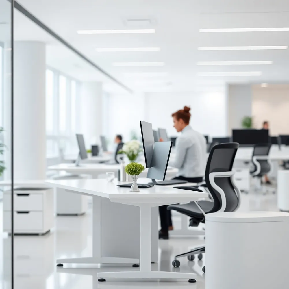 Transform your office into a dynamic workspace that enhances employee focus and overall productivity through seamless height-adjustable solutions.