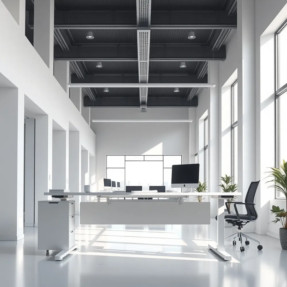 Select height-adjustable desks with dual motors and robust anti-collision sensors to ensure smooth, safe, and reliable performance for your professional team.