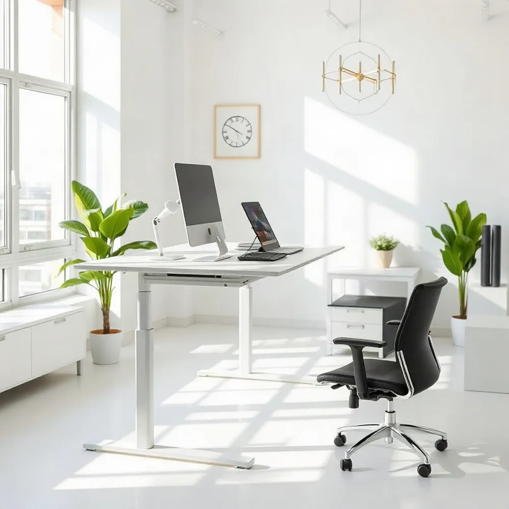 Ensure long-term reliability and staff safety by choosing desks with quiet dual-motor systems and integrated anti-collision technology.