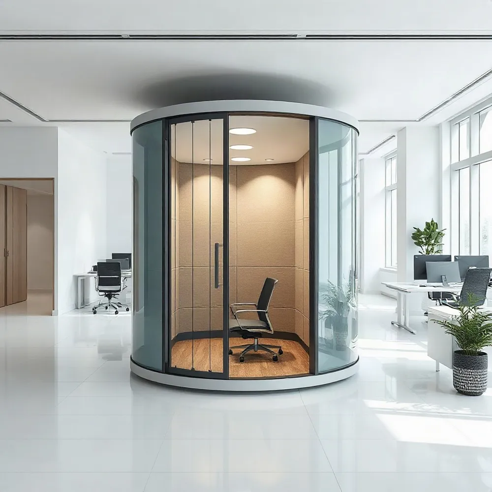 Modern office booths act as high-performance hubs by integrating advanced acoustics, climate control, and connectivity to support peak employee productivity.