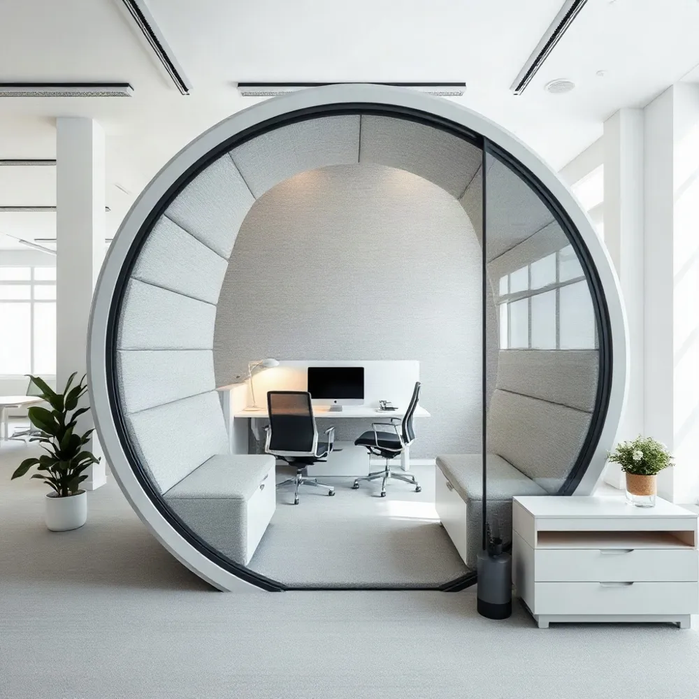 Open-plan offices often struggle with high noise levels and frequent interruptions that hinder deep focus and overall staff productivity.