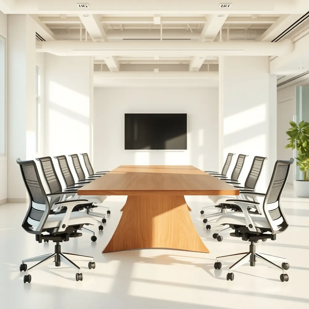 High-quality meeting tables act as the strategic heart of your office, anchoring professional communication while leaving a lasting impression on every client.