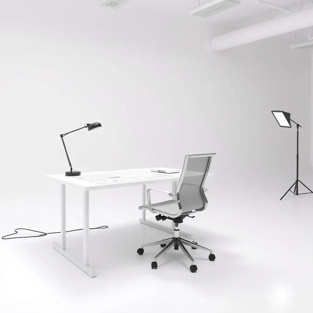 Utilise professional 3D modelling and layout planning to confidently select office furniture that perfectly complements your workspace.