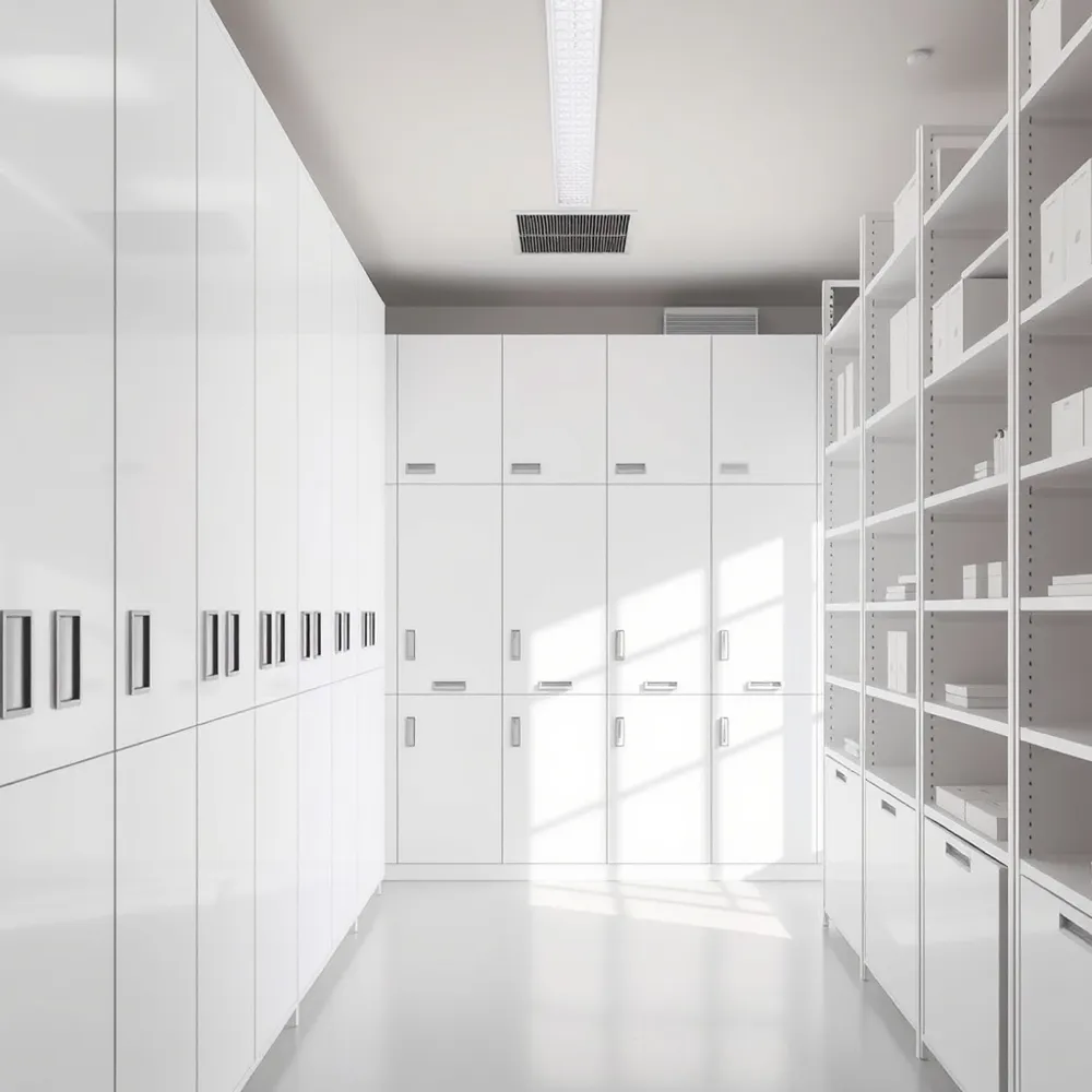 Invest in high-quality storage solutions to streamline daily workflows and create a more organised, professional environment for your entire team.