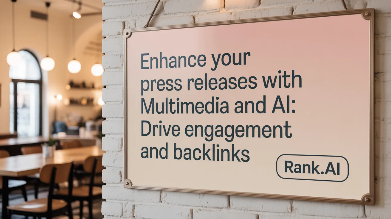 Enhance Your Press Releases with Multimedia and AI: Drive Engagement and Backlinks