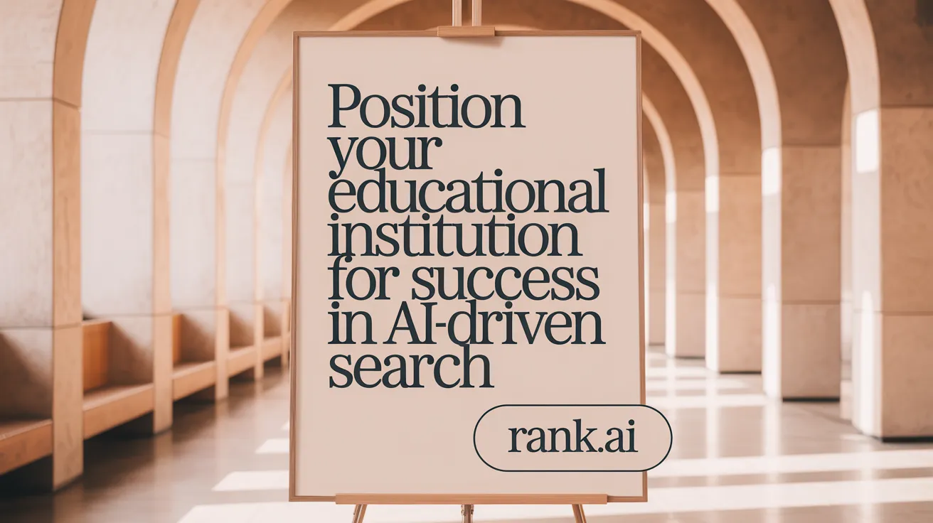 Position Your Educational Institution for Success in AI-Driven Search