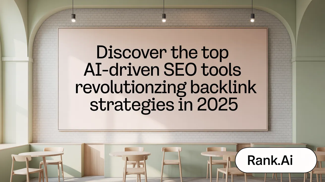 Discover the Top AI-Driven SEO Tools Revolutionizing Backlink Strategies in 2025