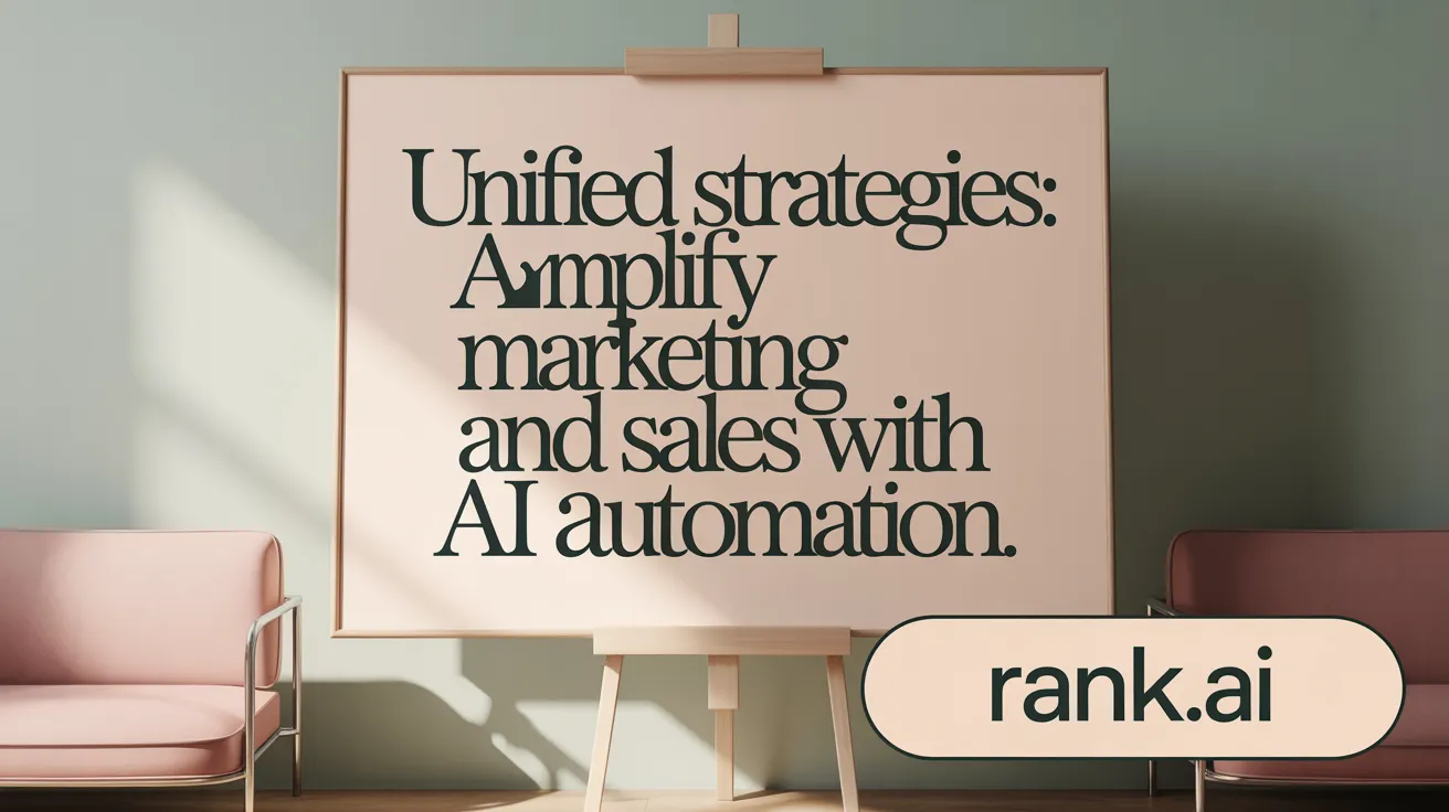 Unified Strategies: Amplify Marketing and Sales with AI Automation