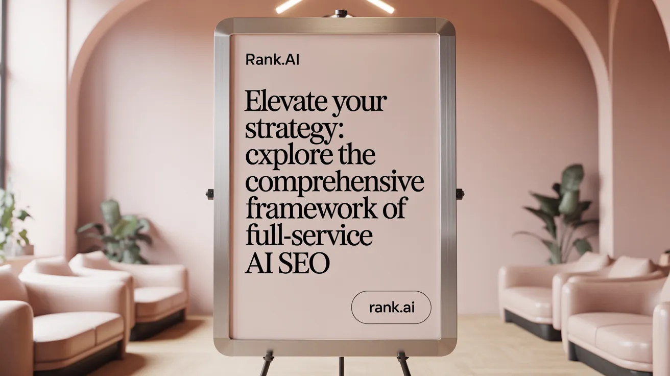 Elevate Your Strategy: Explore the Comprehensive Framework of Full-Service AI SEO