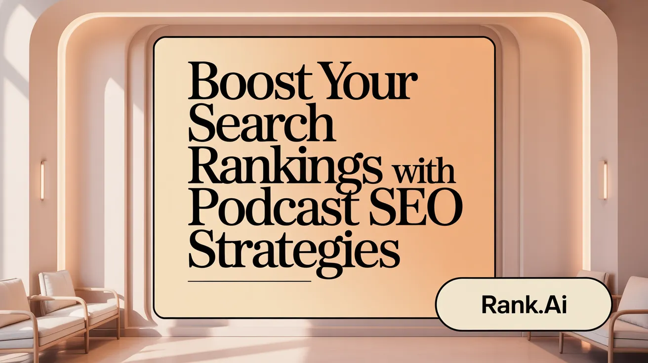 Boost Your Search Rankings with Podcast SEO Strategies