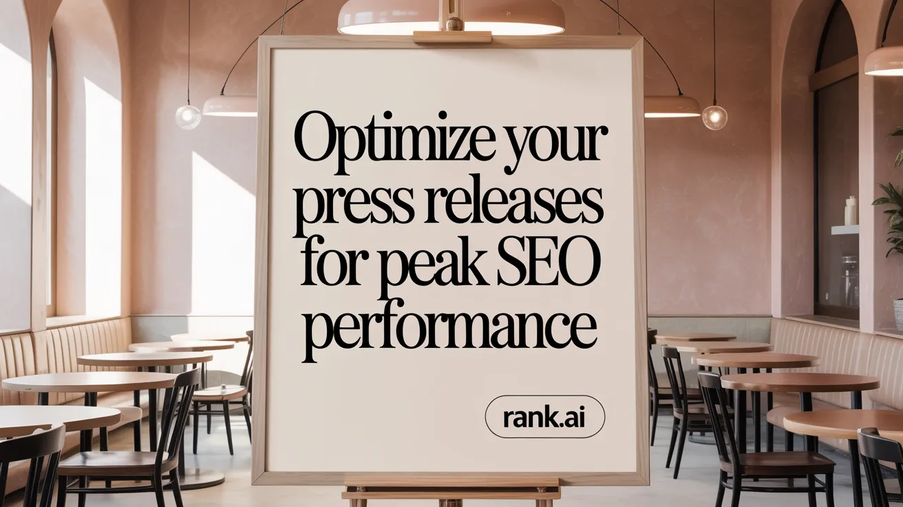 Optimize Your Press Releases for Peak SEO Performance