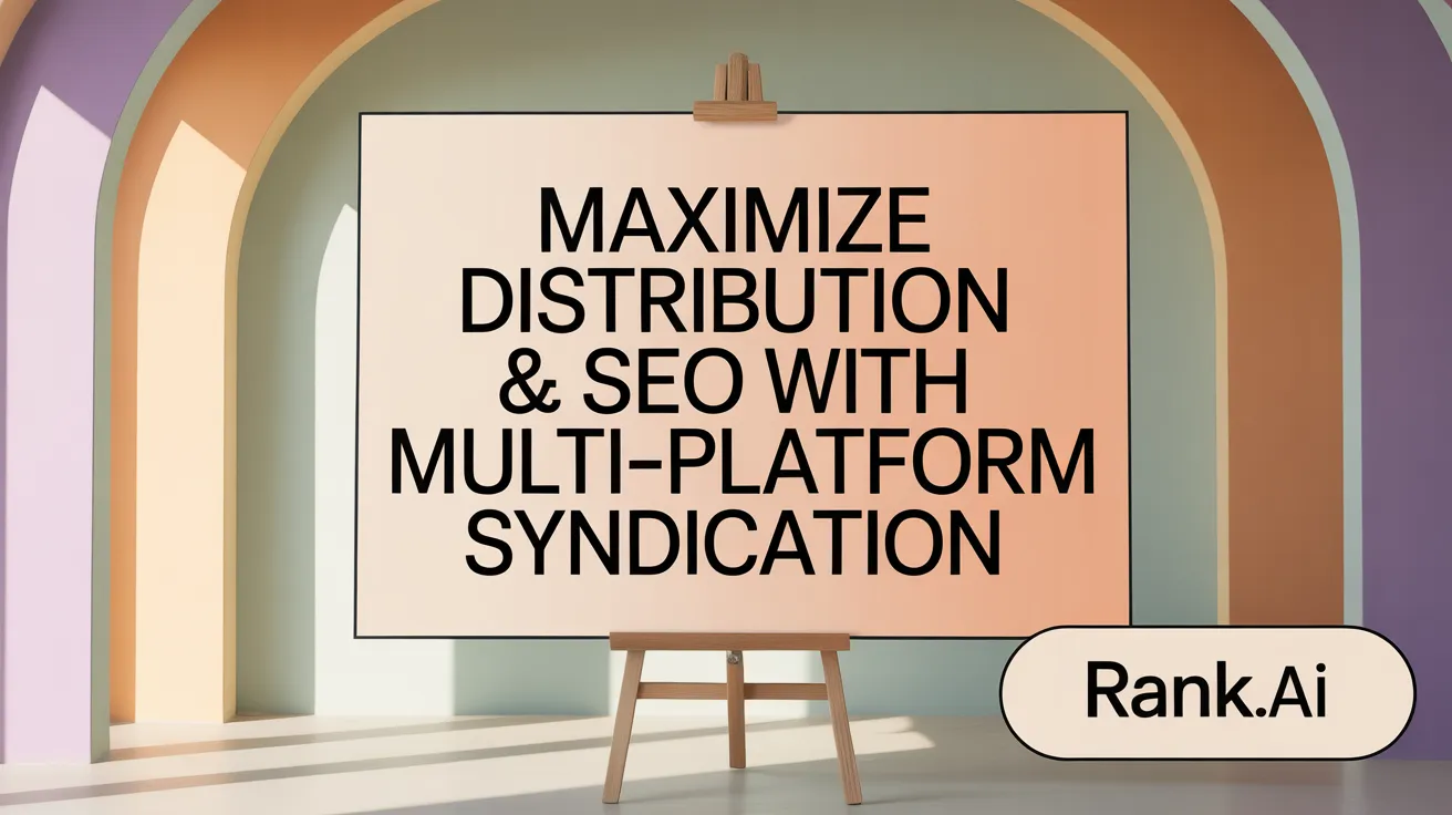 Maximize Distribution &amp; SEO with Multi-Platform Syndication