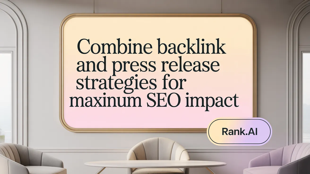 Combine Backlink and Press Release Strategies for Maximum SEO Impact