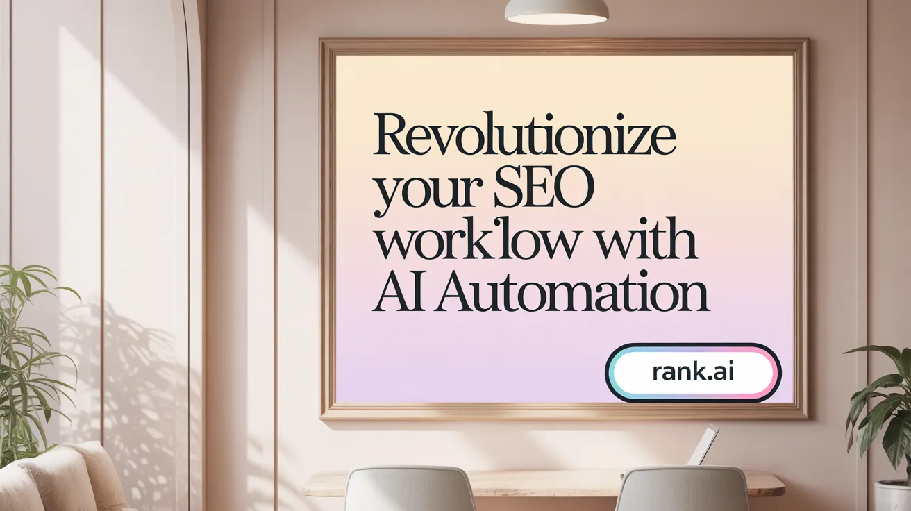 Revolutionize Your SEO Workflow with AI Automation