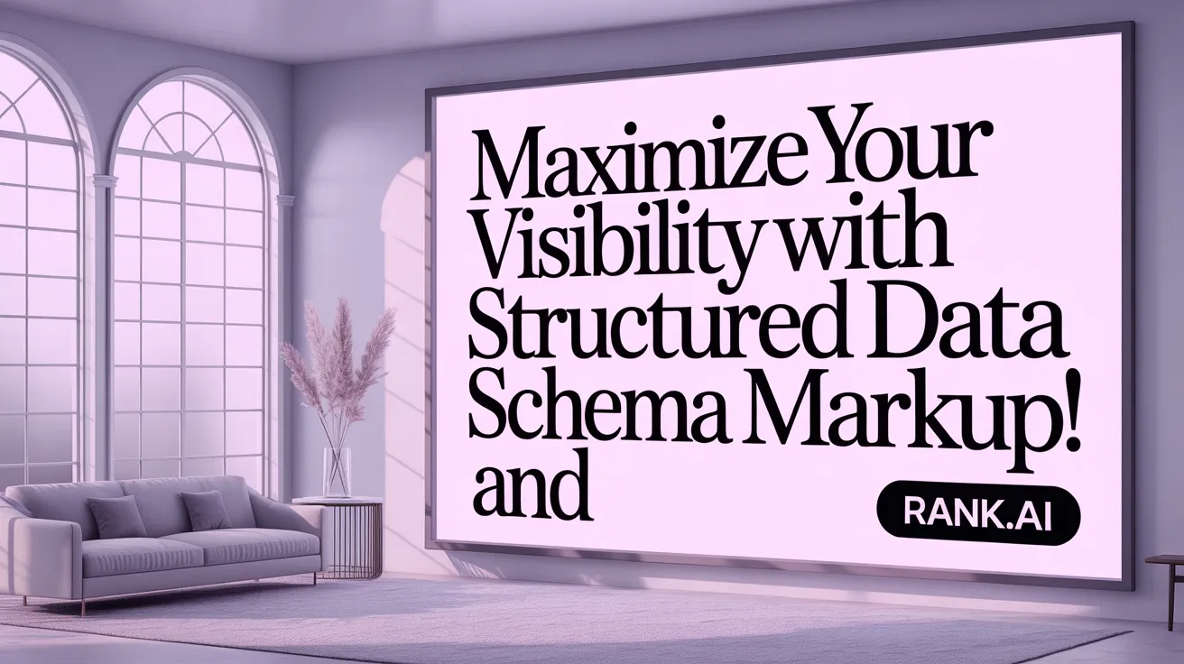 Maximize Your Visibility with Structured Data and Schema Markup!