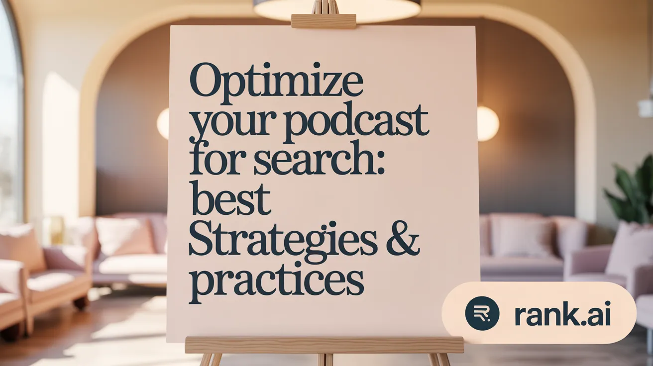 Optimize Your Podcast for Search: Best Strategies &amp; Practices