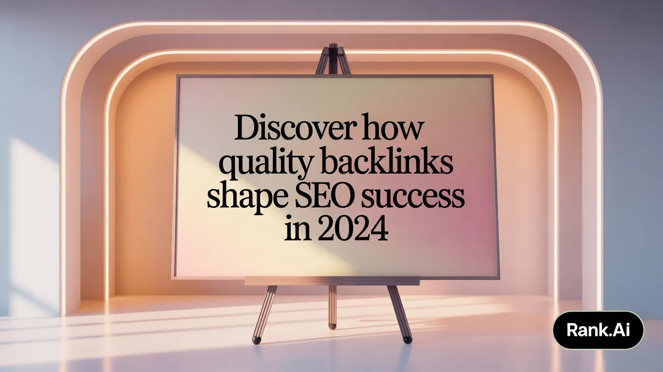 Discover How Quality Backlinks Shape SEO Success in 2024