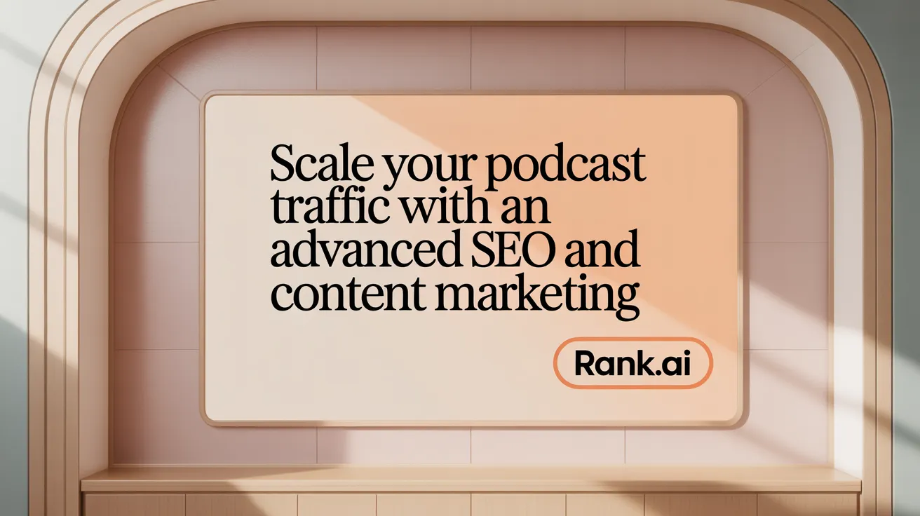 Scale Your Podcast Traffic with Advanced SEO and Content Marketing