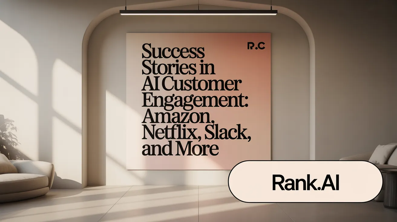 Success Stories in AI Customer Engagement: Amazon, Netflix, Slack, and More