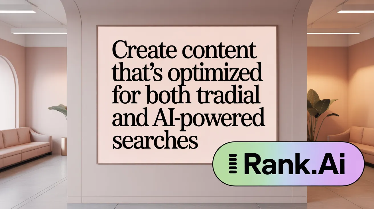 Create content that's optimized for both traditional and AI-powered searches