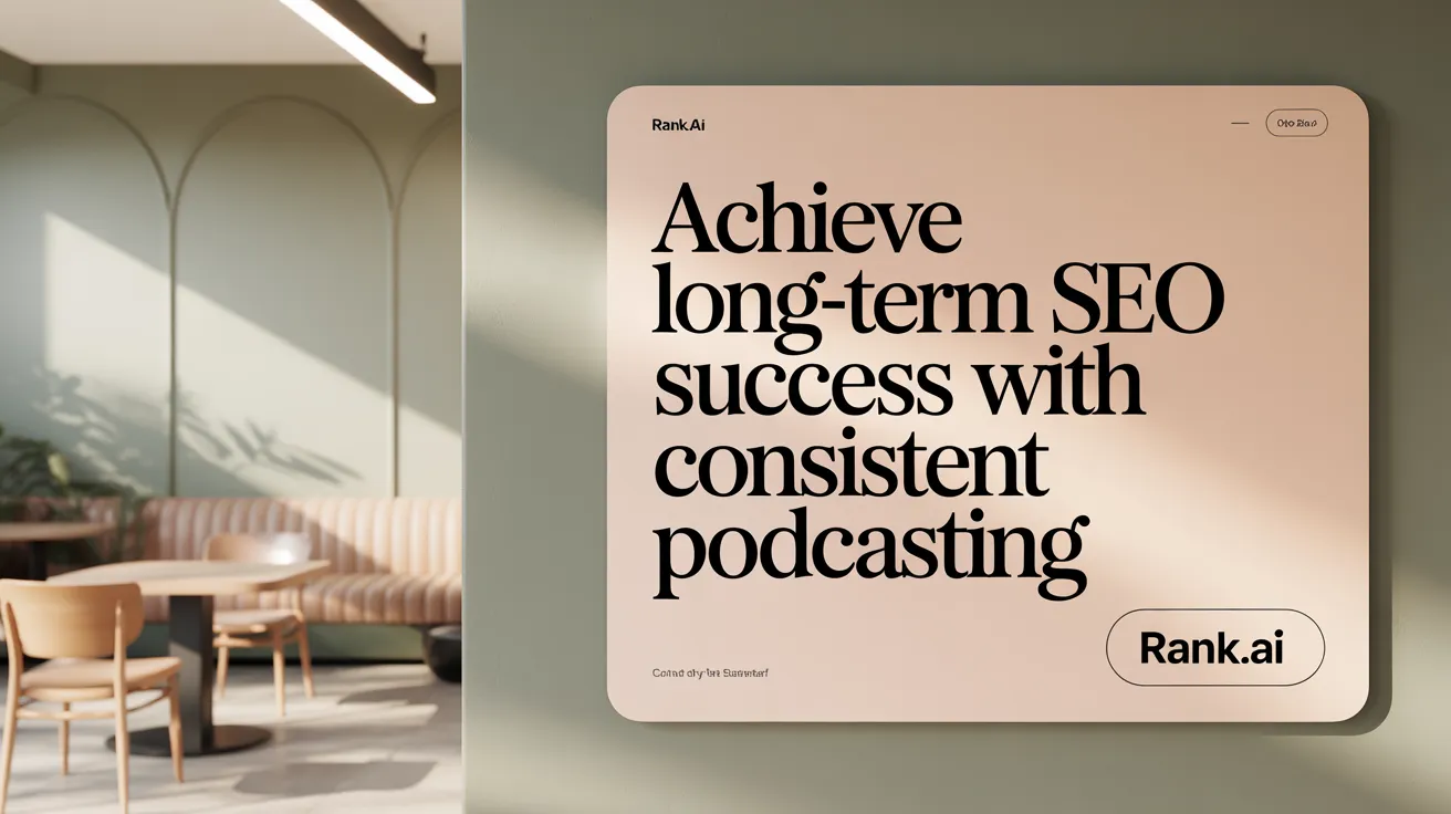 Achieve Long-Term SEO Success with Consistent Podcasting