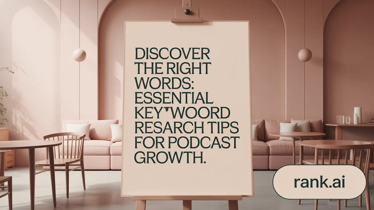 Discover the Right Words: Essential Keyword Research Tips for Podcast Growth