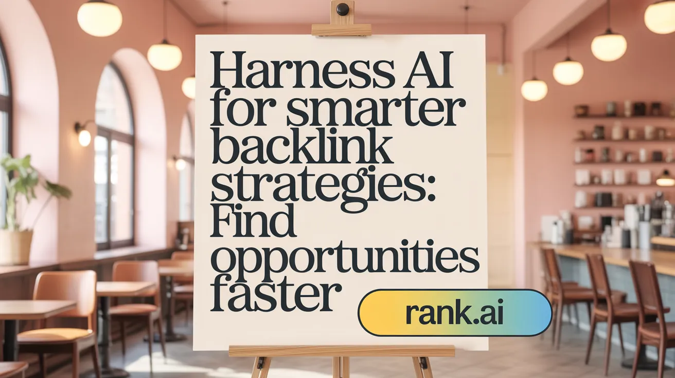 Harness AI for Smarter Backlink Strategies: Find Opportunities Faster