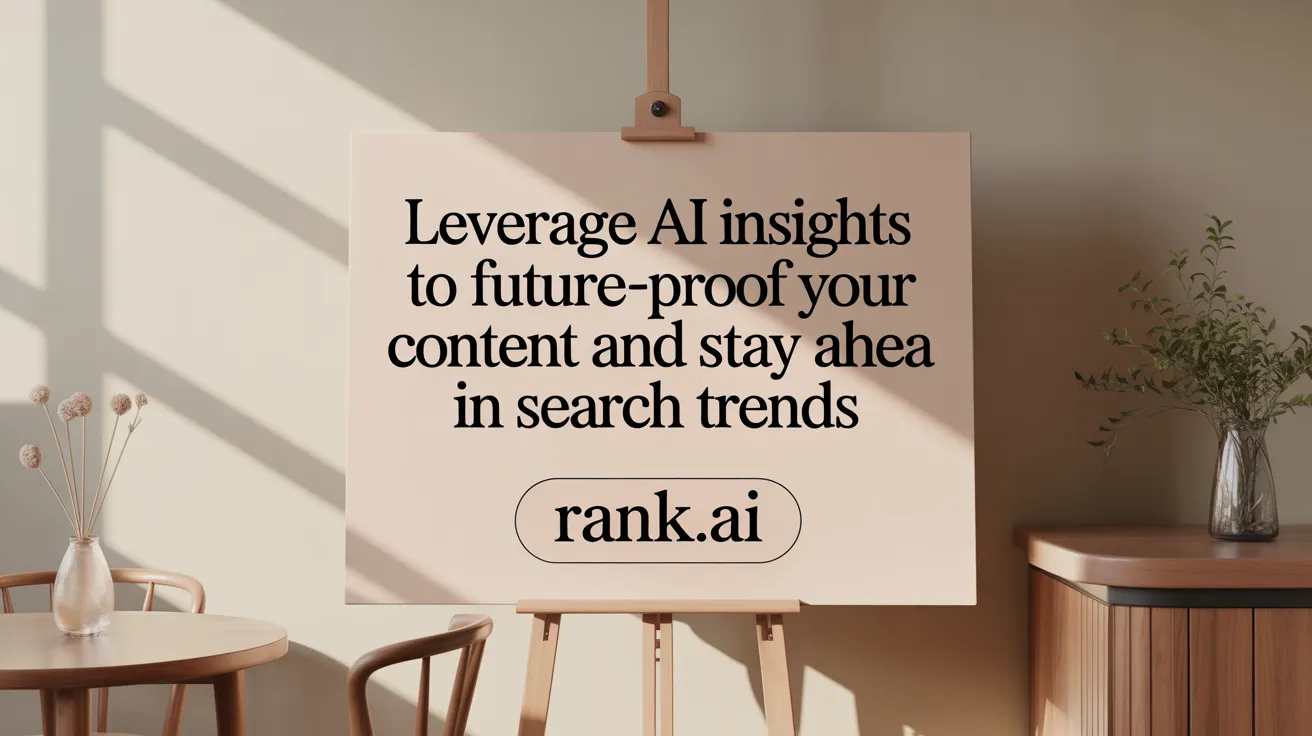 Leverage AI insights to future-proof your content and stay ahead in search trends