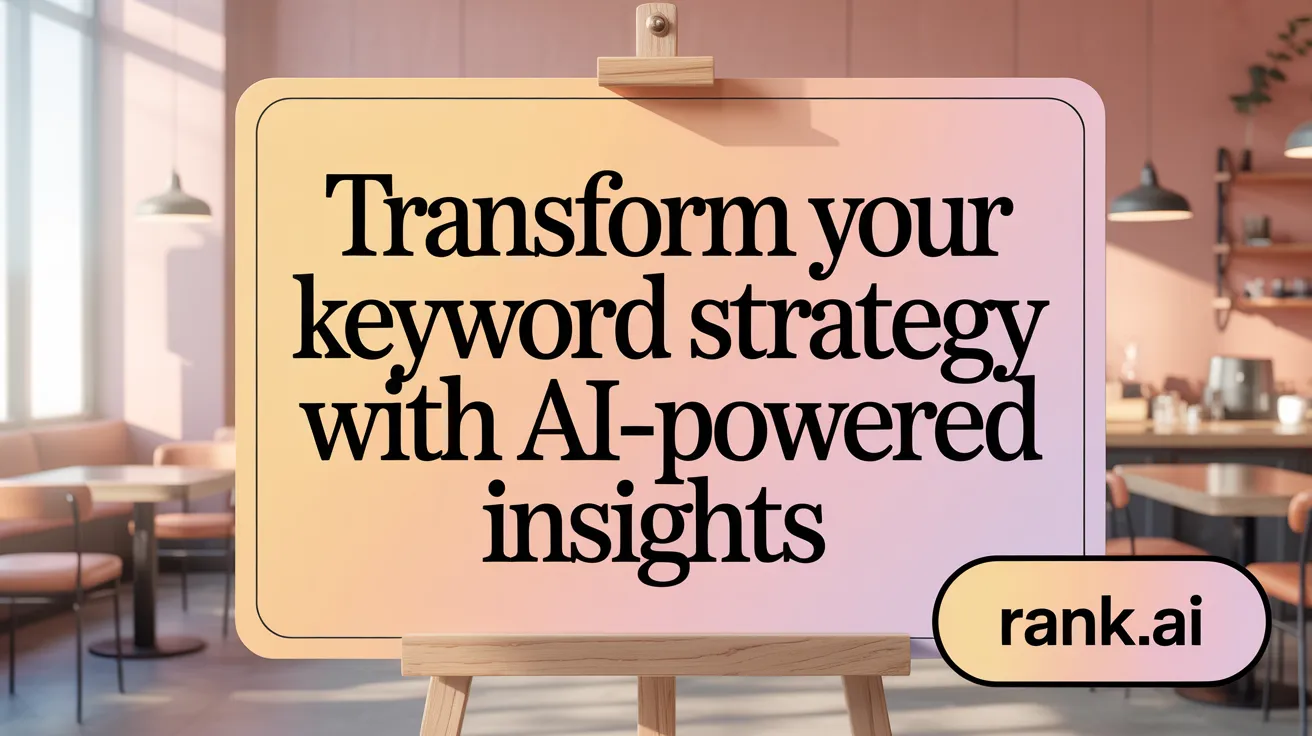 Transform Your Keyword Strategy with AI-Powered Insights